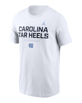 Мужская футболка North Carolina Courtside Basketball Jordan Brand Dri-FIT College для баскетбола