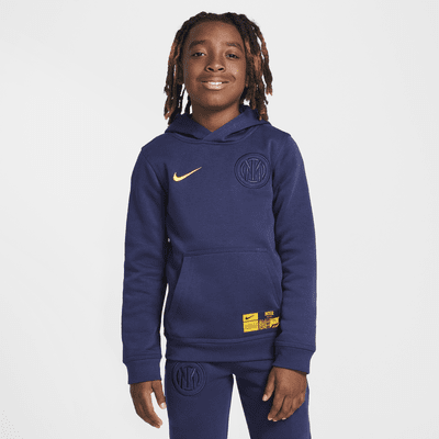 3e sweat à capuche Nike Football Inter Milan Club pour ado (garçon)