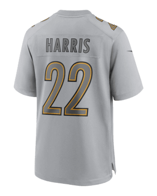 Youth Nike Najee Harris Gray Pittsburgh Steelers Atmosphere Game Jersey