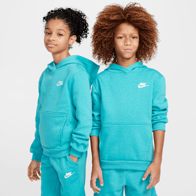 Sudadera con gorro sin cierre para niños talla grande Nike Sportswear Club Fleece