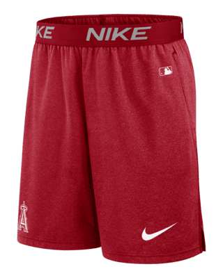 Мужские шорты Los Angeles Angels Authentic Collection Practice Nike Dri-FIT MLB Shorts