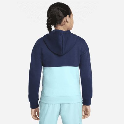 Sudadera con gorro de French Terry para niña talla grande Nike Sportswear Heritage
