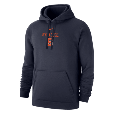 Sudadera con gorro universitaria Nike para hombre Syracuse Club Fleece ...