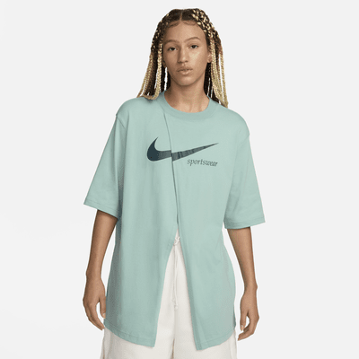 Nike Sportswear Collection Women's Oversized Slit Short-Sleeve Top