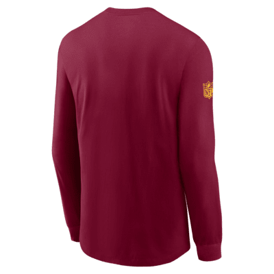 Washington Commanders Sideline Team Issue Men's Nike Dri-FIT NFL Long-Sleeve T-Shirt