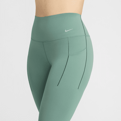 Leggings de 7/8 de tiro alto y sujeción media con bolsillos para mujer Nike Universa