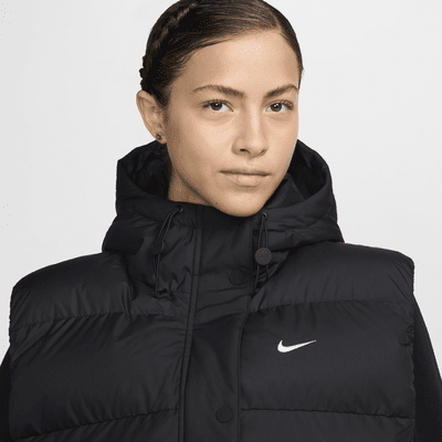 Chaleco con gorro Therma-FIT holgado para mujer Nike Sportswear Metro Puffer