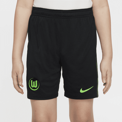 VfL Wolfsburg 2024/25 Stadium Home/Away Nike Dri-FIT Replica-Fußballshorts für ältere Kinder