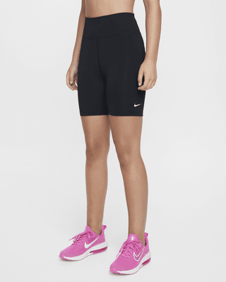 Подростковые шорты Nike One Big Kids' (Girls') Dri-FIT 5" Biker Shorts