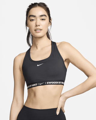 Nike Swoosh Front Zip Women's Medium-Support Padded Sports Bra. Nike CH