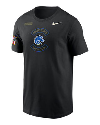 Мужская футболка Boise State Broncos Team Issue Nike Dri-FIT Crew-Neck
