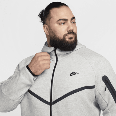 Nike Tech hosszú cipzáras, kapucnis Windrunner férfipulóver