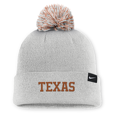 Texas Primetime Campus Toned Men's Nike College Cuffed Pom Beanie