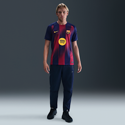 FCバルセロナ 2025/26 スタジアム ホーム メンズ ナイキ Dri-FIT サッカー レプリカ ユニフォーム