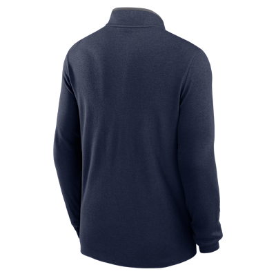 Houston Texans Logo Victory Men's Nike Dri-FIT NFL 1/2-Zip Long-Sleeve Top