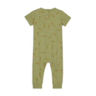 Nike Baby (3-6M) Printed Short Sleeve Coverall