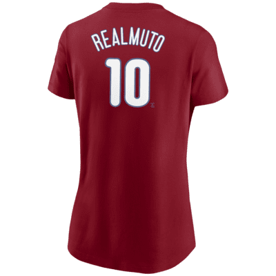 Playera para mujer MLB Philadelphia Phillies (JT Realmuto)