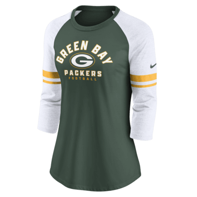Nike NFL Green Bay Packers Long Sleeve Pullover Tee Shirt Gray