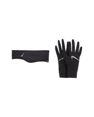 Женские  Nike Essential Headband and Glove Set для бега