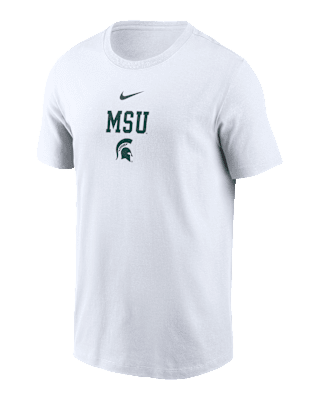 Мужская футболка Michigan State 2-Hit Stacked Nike College