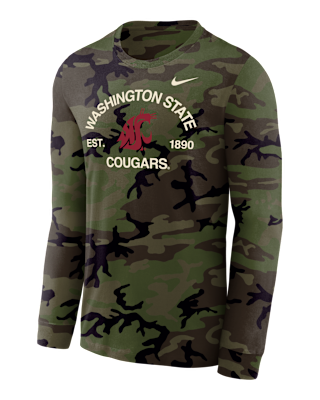 Мужская футболка Washington State Cougars Legend Nike Dri-FIT Long-Sleeve
