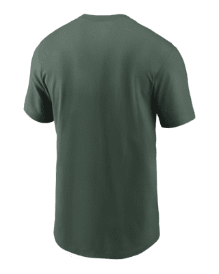 Nike Green Green Bay Packers Team Athletic T-shirt for Men