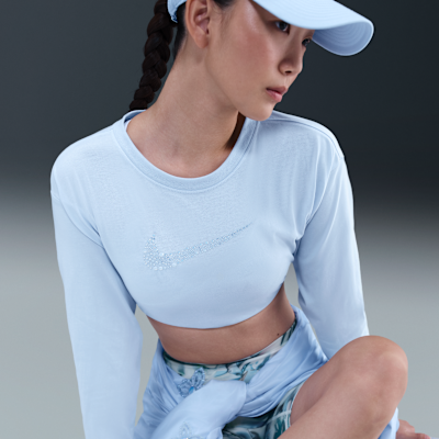 Nike Women's Dri-FIT Cropped Long-Sleeve T-Shirt
