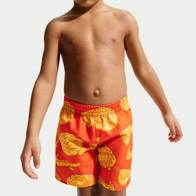 Shorts de vóleibol con forro interior de 13 cm para niños talla pequeña Nike Swim Breaker