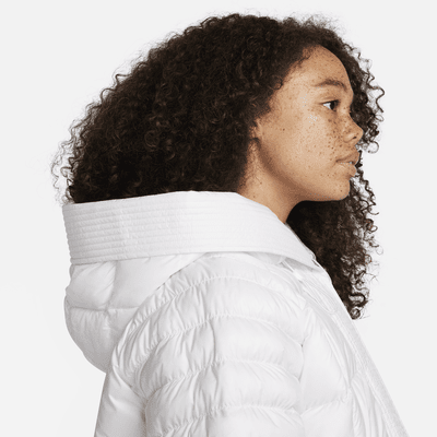 Chamarra con gorro Therma-FIT oversized para mujer Nike Sportswear Swoosh Puffer PrimaLoft®