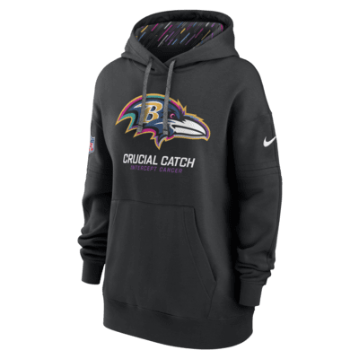 Baltimore Ravens Crucial Catch Club Women's Nike NFL Pullover Hoodie