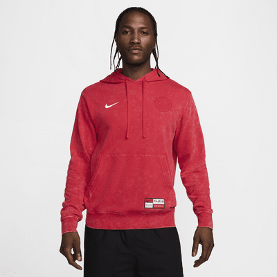 Paris Saint-Germain Club Men's Nike Soccer French Terry Pullover Hoodie