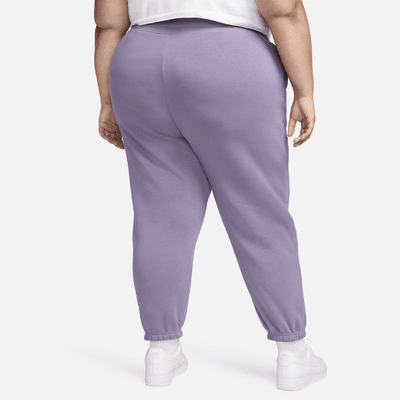 Pants de entrenamiento oversized de cintura alta para mujer (talla grande) Nike Sportswear Phoenix Fleece