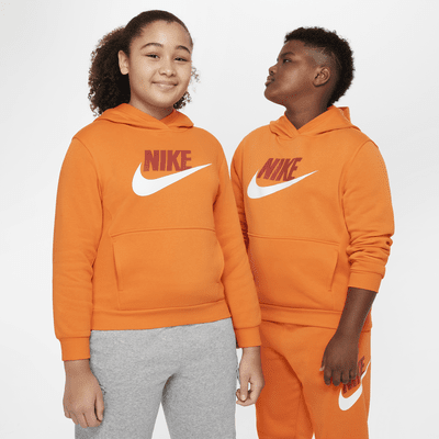 Sudadera con gorro para niños talla grande Nike Sportswear Club Fleece (talla extendida)