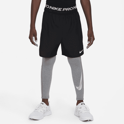 Nike Pro Warm Dri-FIT Big Kids' (Boys') Tights.