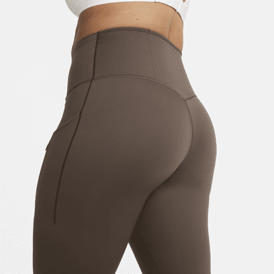 Nike Go Leggings in voller Länge mit Taschen, starkem Halt und hohem Bund für Damen