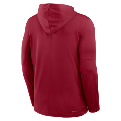 Playera de manga larga universitaria Nike Dri-FIT con gorro para hombre USC Sideline