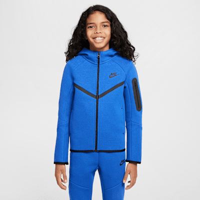 Nike Sportswear Tech Fleece Big Kids' Full-Zip Hoodie