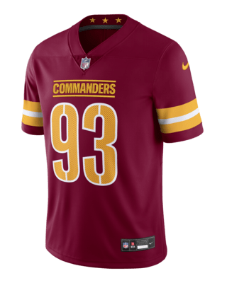 Мужские джерси Jonathan Allen Washington Commanders Nike NFL Limited Jersey