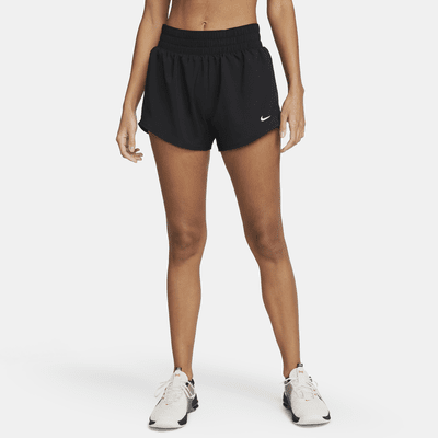 Short doublé à taille mi-basse 8 cm Dri-FIT Nike One pour femme