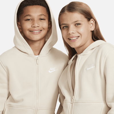 Nike Sportswear Club Fleece Big Kids' Full-Zip Hoodie