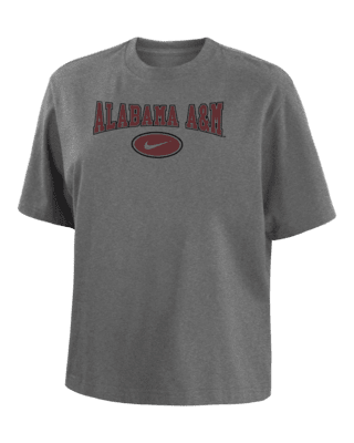 Женская футболка Alabama A&M Nike College Boxy