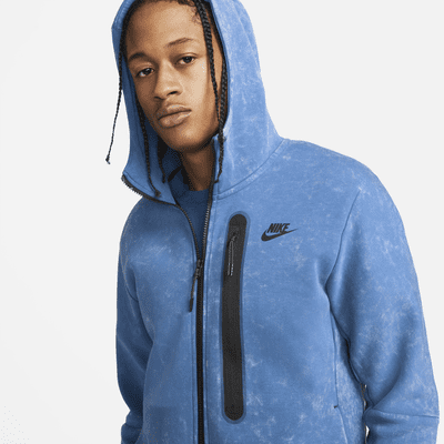 nike tech fleece hoodie sky blue