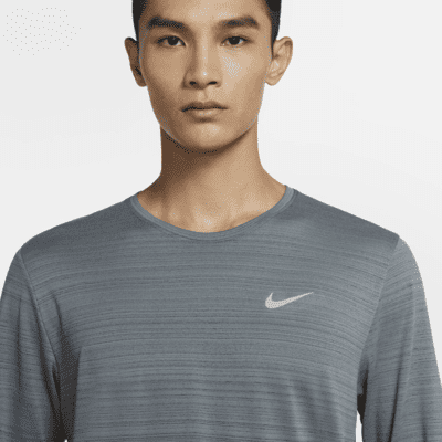 Nike Dri-FIT Miler Men's Long-Sleeve Running Top. Nike NO