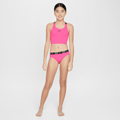 Nike Swim Conjunto Midkini con espalda cruzada - Niña