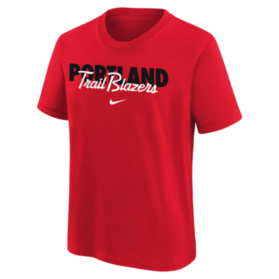 Playera Nike de la NBA para niños talla grande Portland Trail Blazers DNA