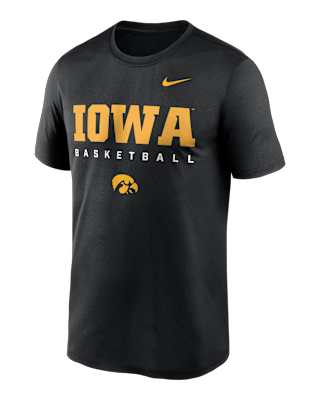 Мужская футболка Iowa Courtside Basketball Legend Nike Dri-FIT College для баскетбола