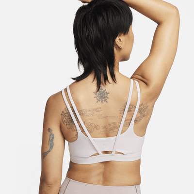 Bra deportivo de baja sujeción con almohadillas para mujer Nike Zenvy Strappy