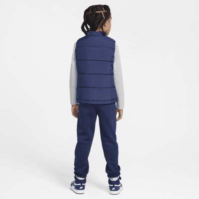 Conjunto de chaleco de 3 piezas para preescolar Nike Sportswear