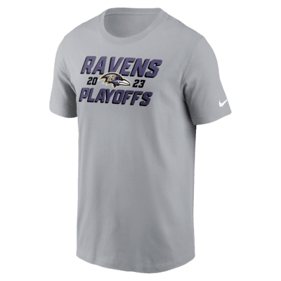 Playera Nike de la NFL para hombre Baltimore Ravens 2023 NFL Playoffs ...