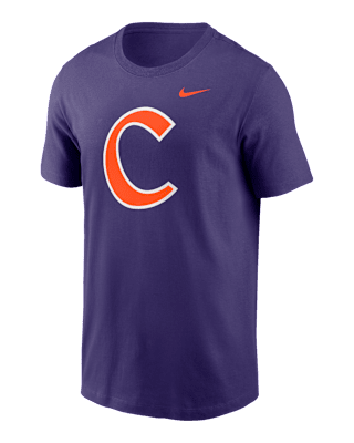 Мужская футболка Clemson Tigers Baseball Logo Nike College